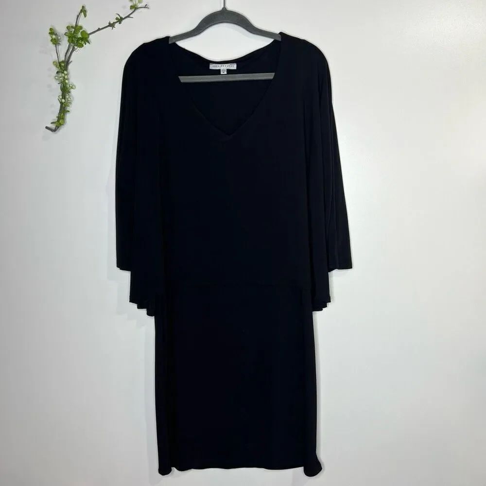 Annalee +βHope Black Tiered Cocktail Dress